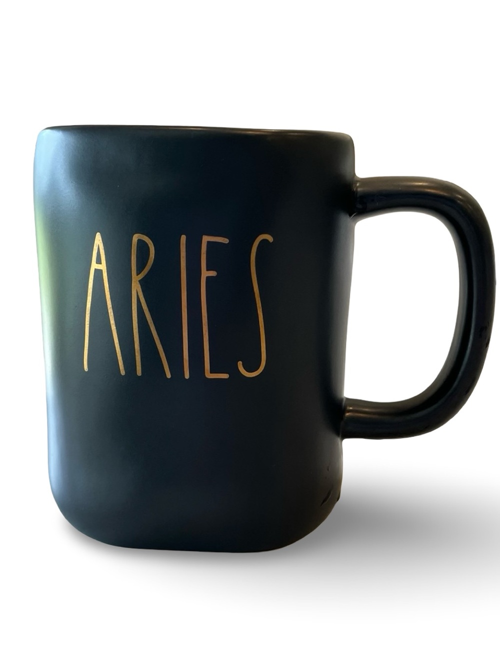 Rae Dunn Aries Matte Black Ceramic Mug from the Artisan Collection by Magenta